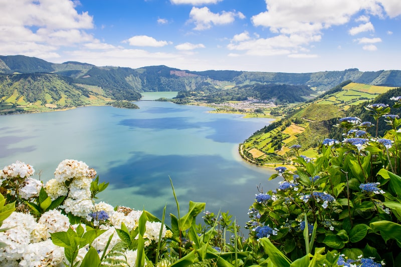 Sete Cidades, Azorerne, Portugal