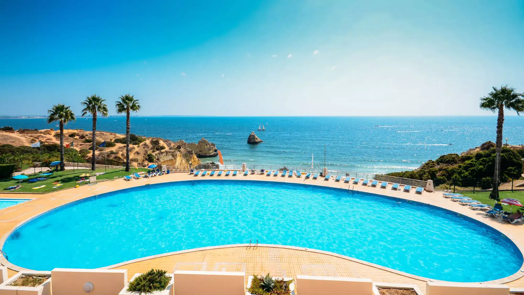Hotel med all inclusive i Algarve, Portugal.